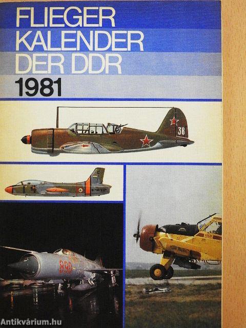 Fliegerkalender der DDR 1981