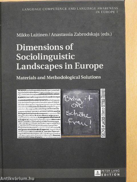Dimensions of Sociolinguistic Landscapes in Europe