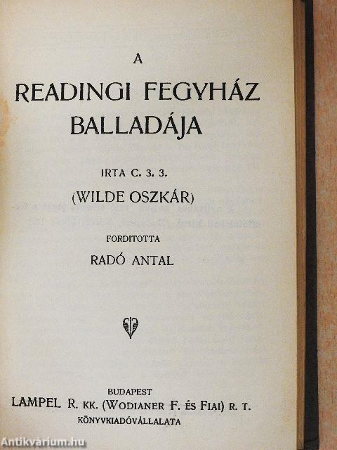 Salome/Három mese/Lady Windermere legyezője/A readingi fegyház balladája/De profundis