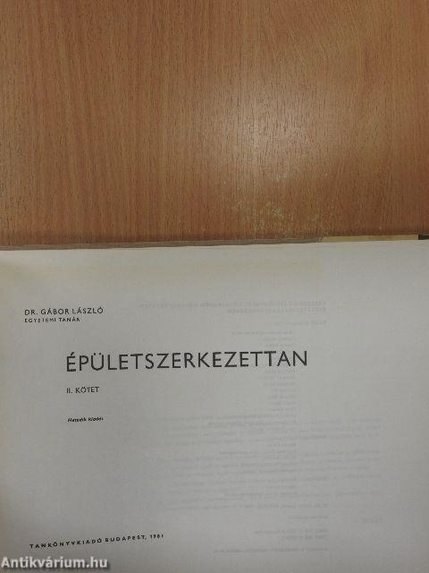Épületszerkezettan II.