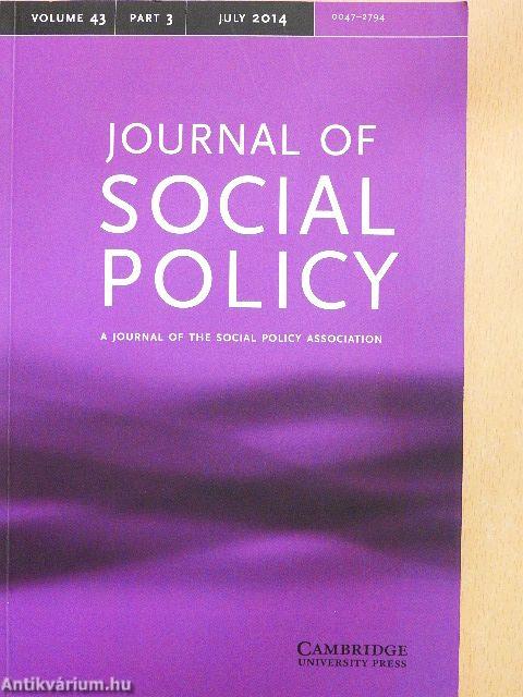 Journal of Social Policy July 2014