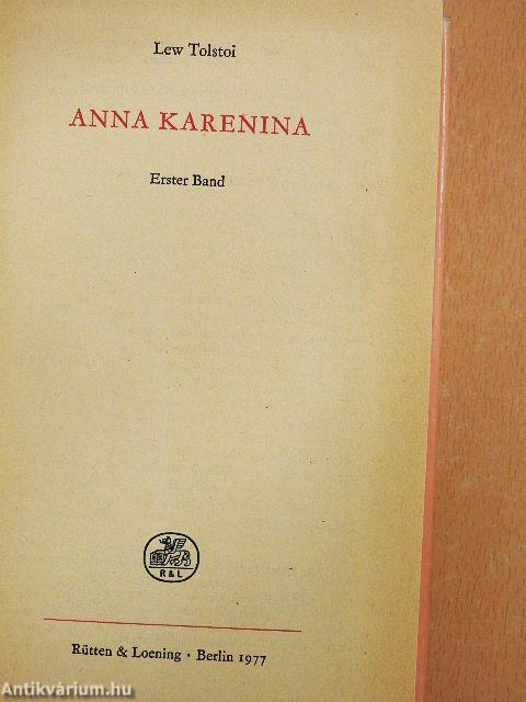 Anna Karenina I-II.