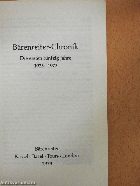 Bärenreiter-Chronik