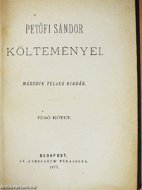 Petőfi Sándor költeményei 1-4.