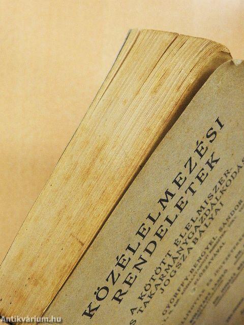 Közélelmezési rendeletek II.