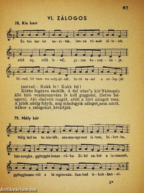 Száz népi játékdal