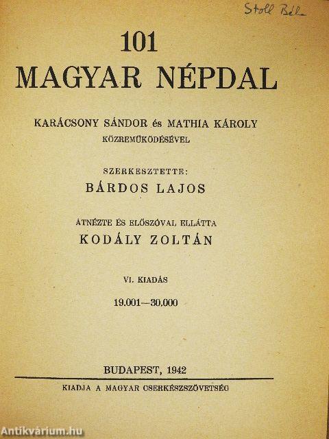 101 magyar népdal