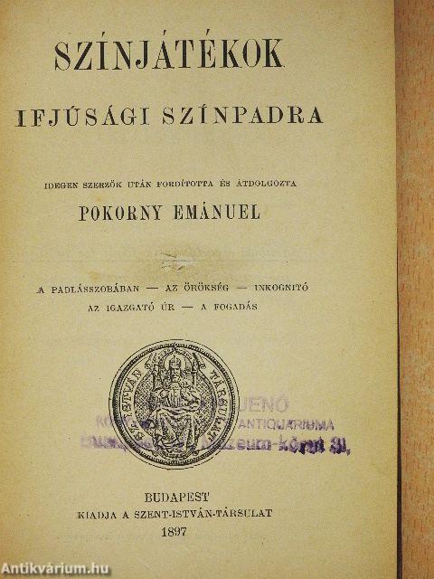 Színjátékok ifjúsági színpadra II.