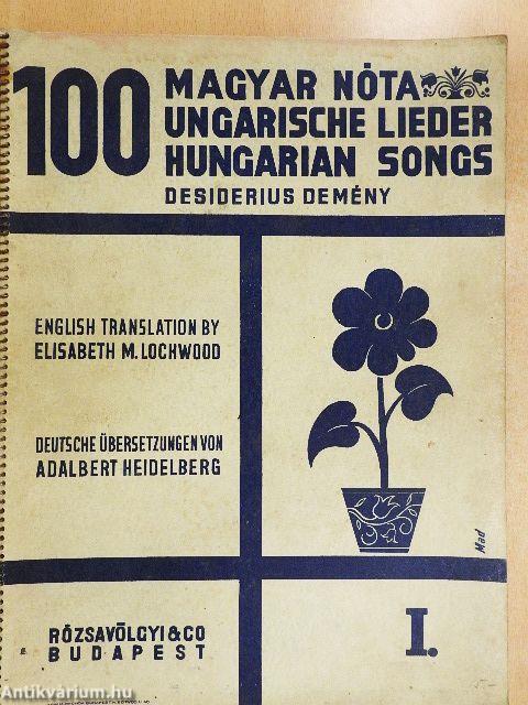 100 magyar nóta I.