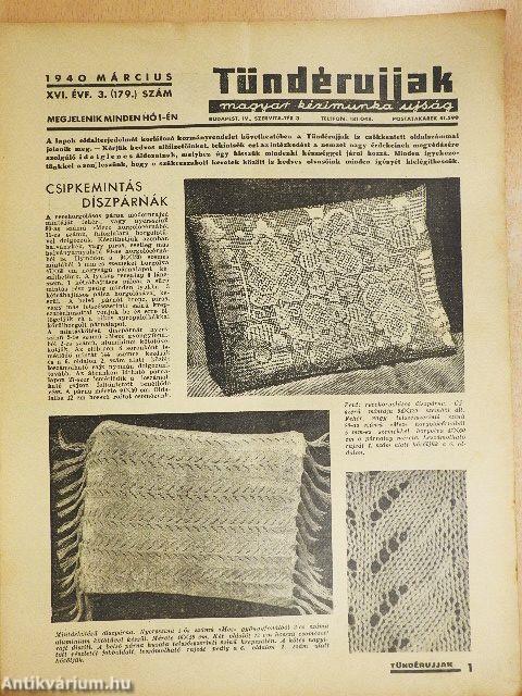 Tündérujjak 1940. március