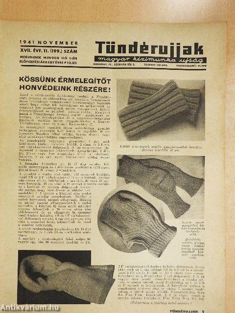 Tündérujjak 1941. november