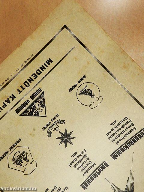 Tündérujjak 1930. május