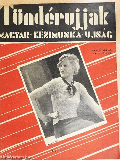 Tündérujjak 1933. július