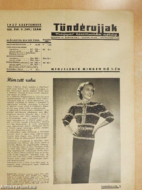Tündérujjak 1937. szeptember