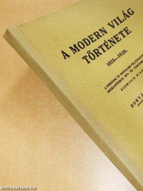 A modern világ története 1815-1920