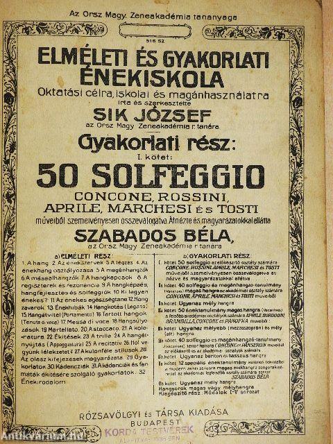 Elméleti és gyakorlati énekiskola