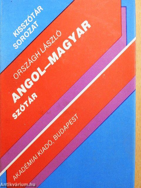 Angol-magyar szótár 