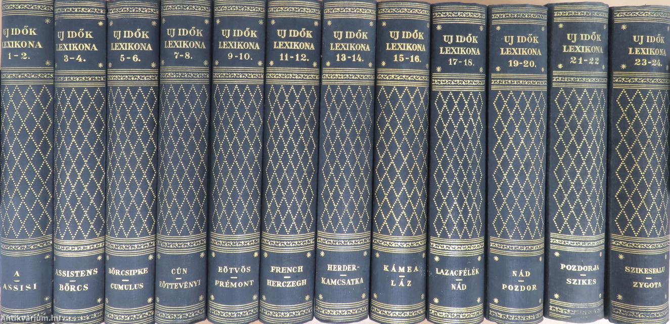 Uj idők lexikona 1-24.