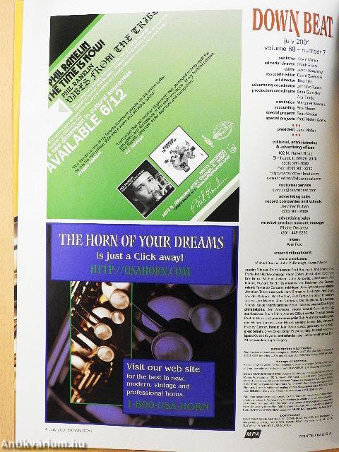 DownBeat July 2001