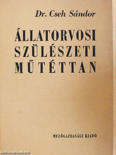 Állatorvosi szülészeti műtéttan