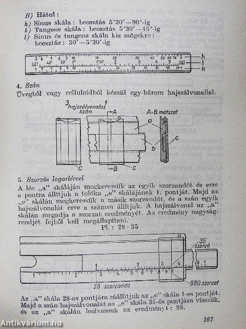 Műszaki táblázatok