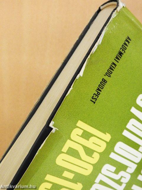 A mezőgazdasági termelés története Magyarországon (1920-1938)