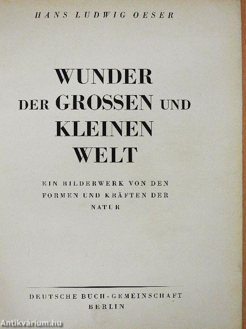 Wunder der Grossen und Kleinen Welt
