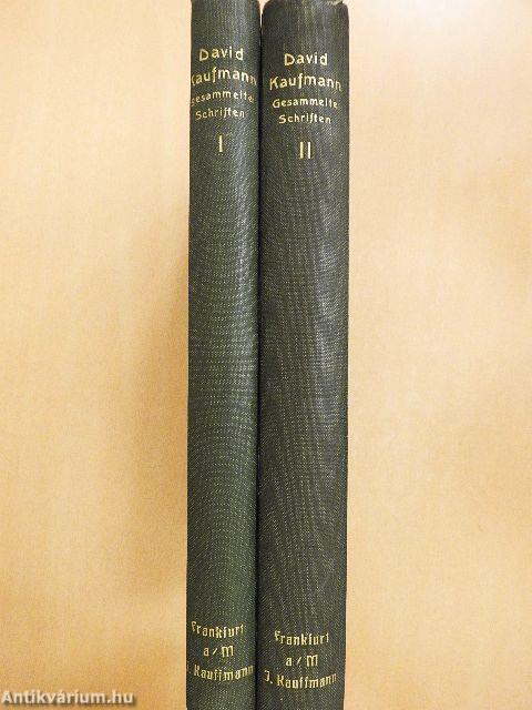 Gesammelte Schriften I-II.