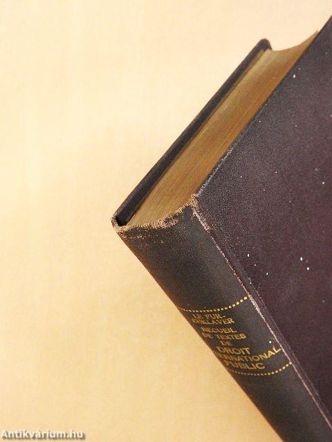 Recueil de textes de droit international public