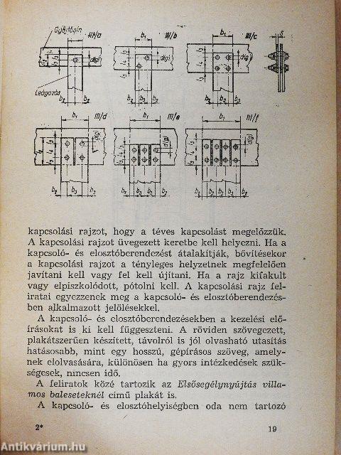 Villamos berendezések biztonságtechnikája