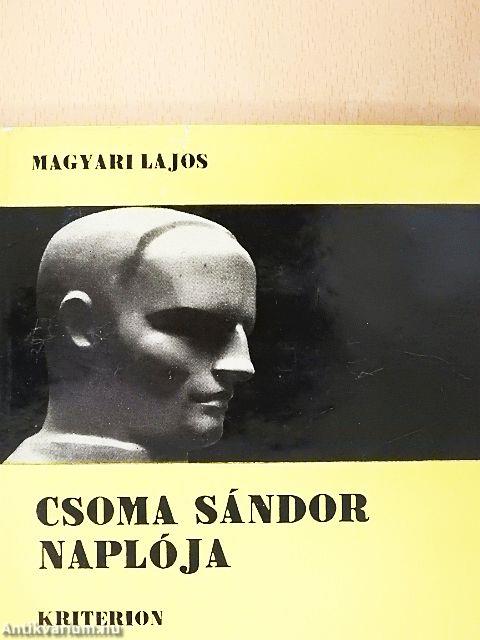 Csoma Sándor naplója