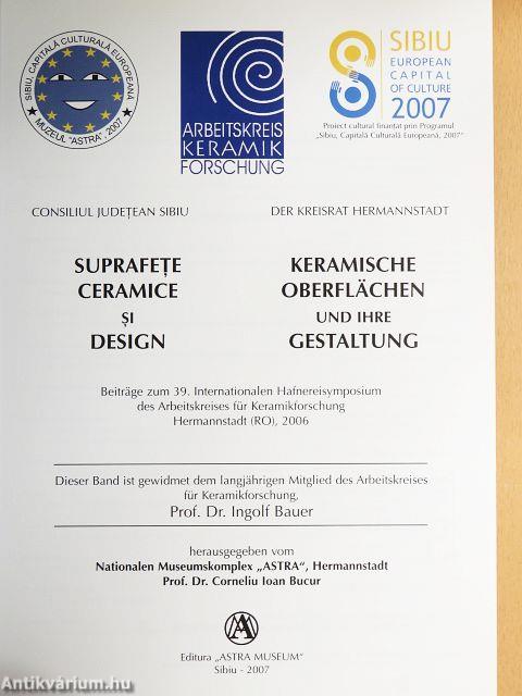 Keramische Oberflächen und Ihre Gestaltung
