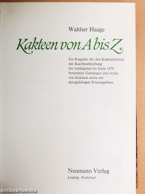 Kakteen von A bis Z