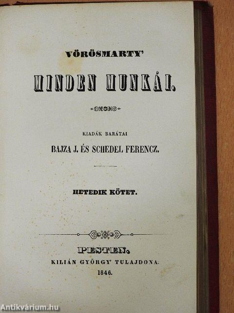 Vörösmarty' minden munkái VI-VII. (töredék)