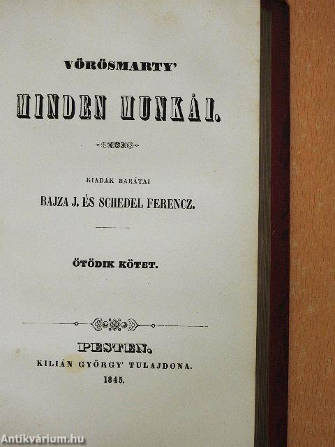 Vörösmarty' minden munkái IV-V. (töredék)