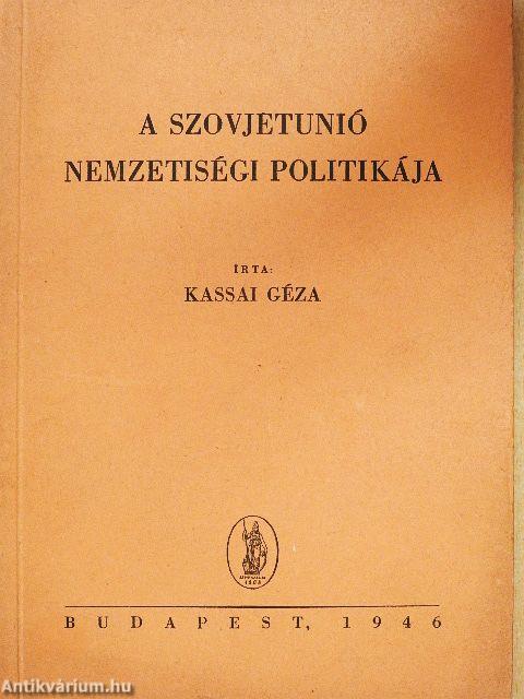 A Szovjetunió nemzetiségi politikája
