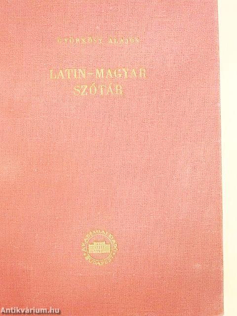 Latin-magyar szótár