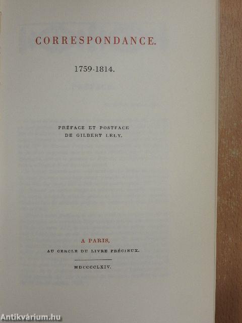 Correspondance 1759-1814