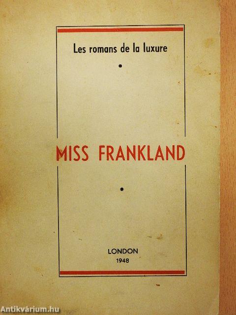 Miss Frankland