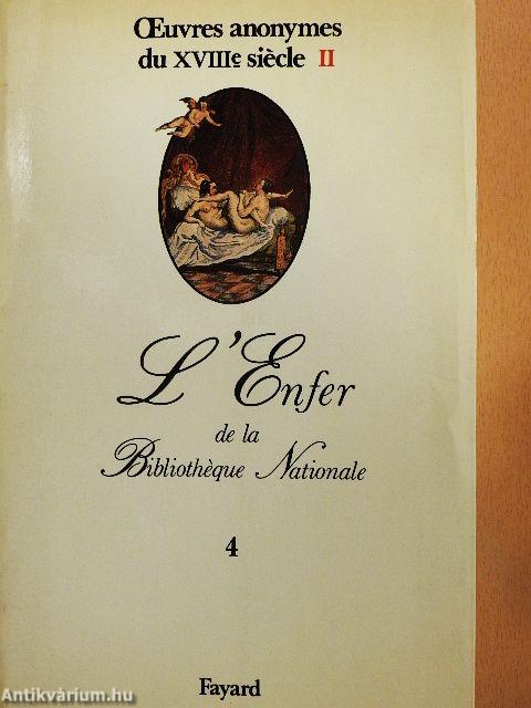 Oeuvres anonymes du XVIIIe siécle II.