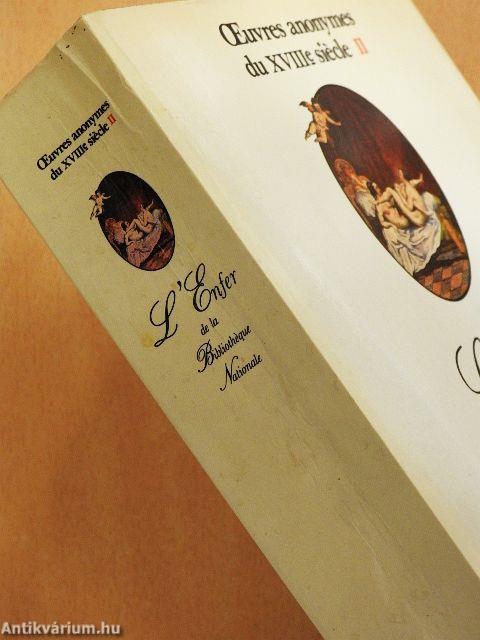 Oeuvres anonymes du XVIIIe siécle II.