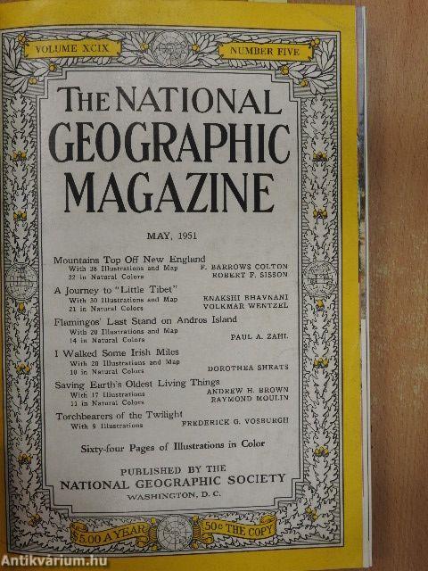 The National Geographic Magazine (vegyes számok) (5 db)