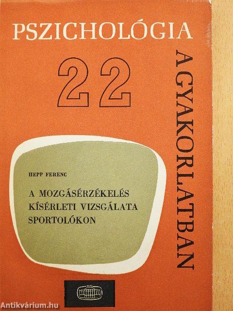 A mozgásérzékelés kísérleti vizsgálata sportolókon