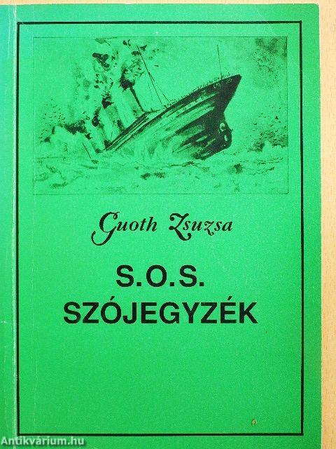 S. O. S. szójegyzék