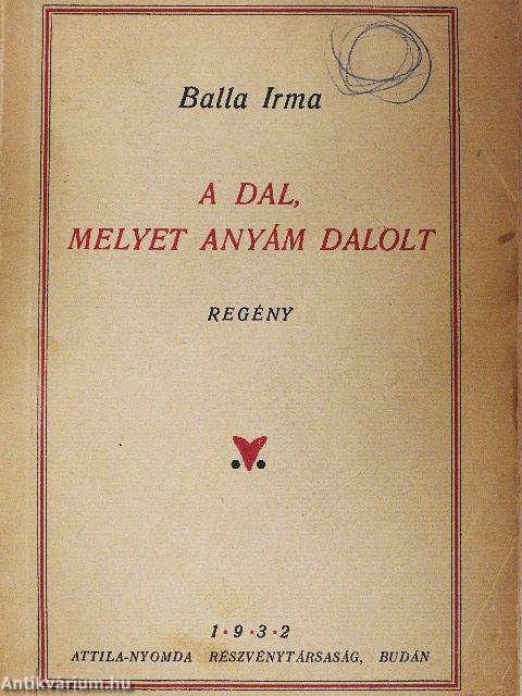 A dal, melyet anyám dalolt/Arany Kalendárium