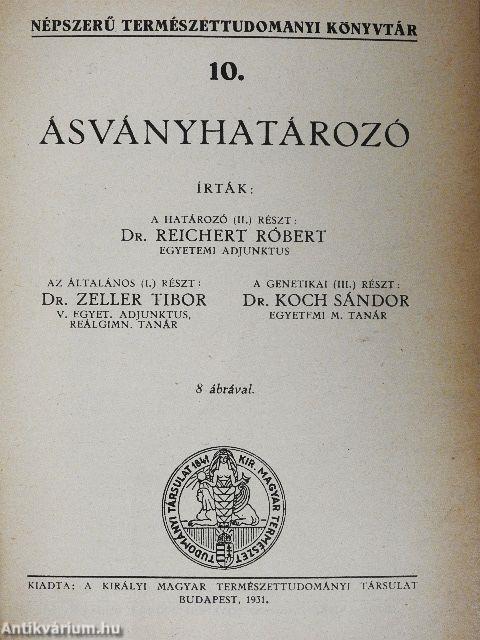 Ásványhatározó