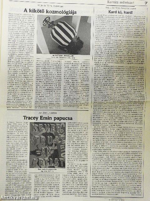 Műértő 2001. (nem teljes évfolyam)