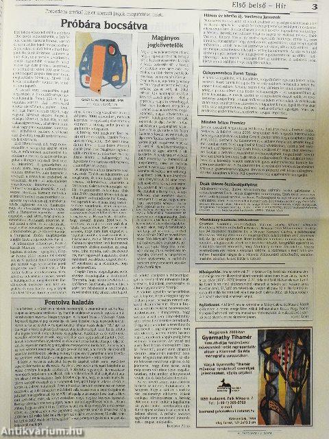 Műértő 2003. (nem teljes évfolyam)