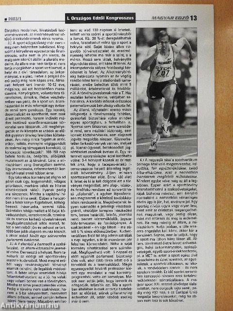 Magyar Edző 2003/1-4.