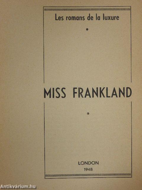 Miss Frankland